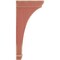 Ekena Millwork 2 1/4"W x 7"D x 14"H Stockport Wood Vintage Decor Bracket, Salvage Red BKTWD02X07X14STRD - alternate 2